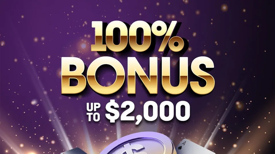 100% up to $2,000 on your first deposit