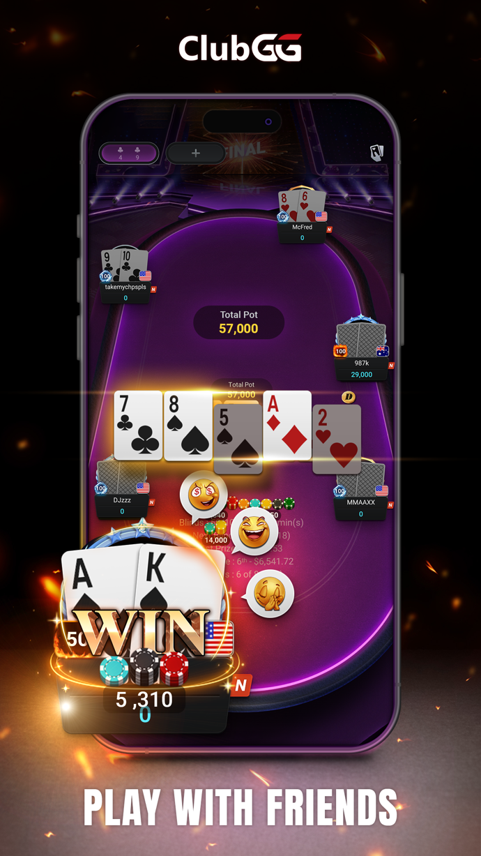 Стол ClubGG на инфраструктуре GGPoker