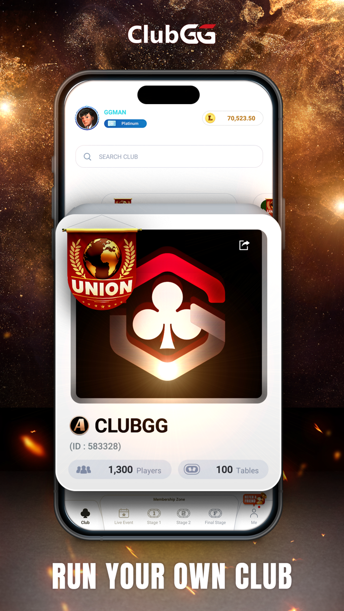 Свой клуб в ClubGG