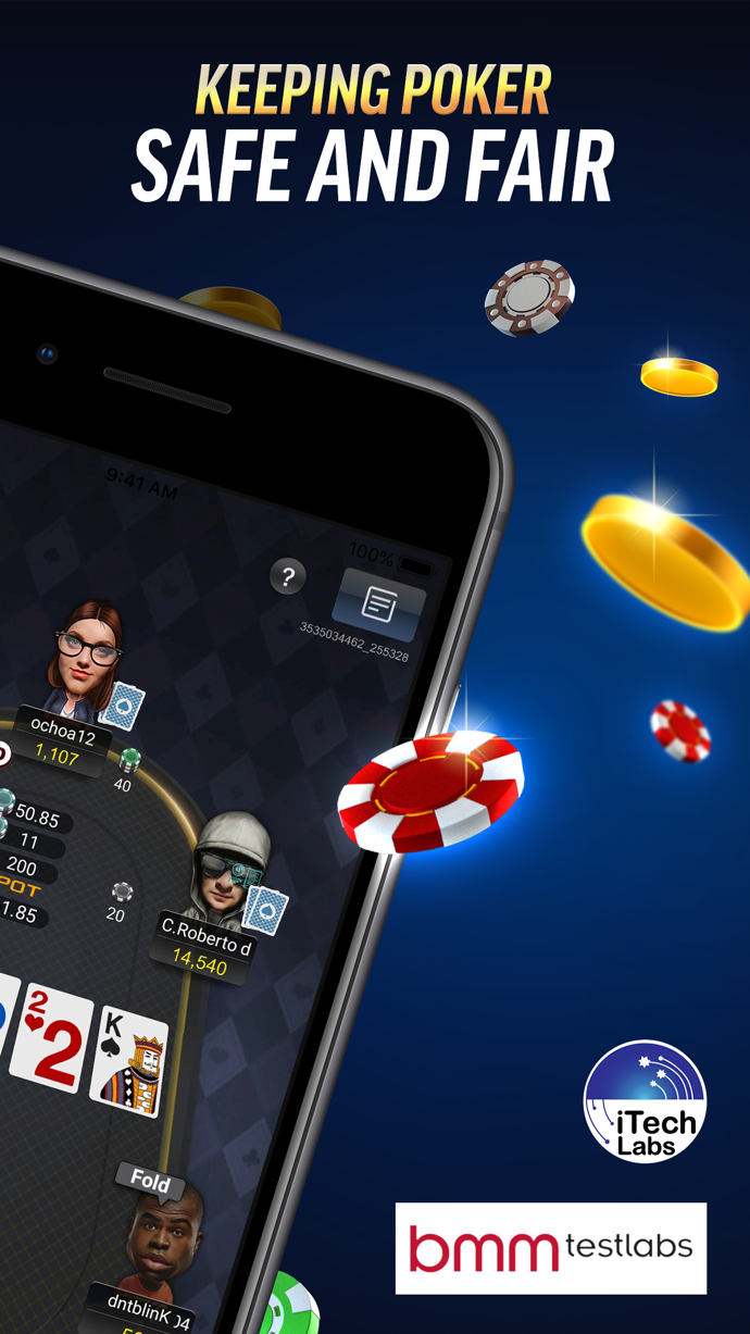 PokerBros: сертифицированный RNG (BMM Testlabs)