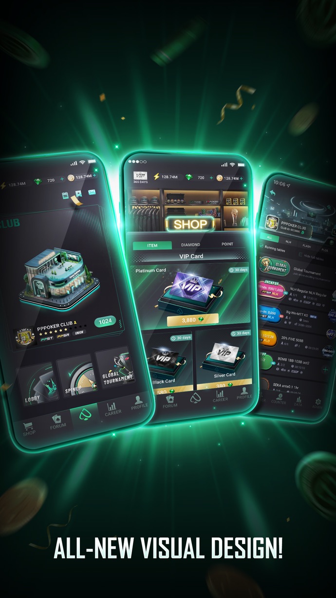 Клуб, магазин и столы PPPoker
